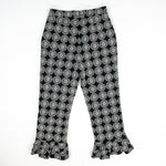 Load image into Gallery viewer, Tularosa Black with Abstract White Embroidered Pants
