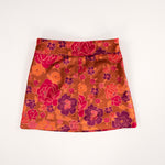 Load image into Gallery viewer, Free People Floral Velvet Mini Skirt
